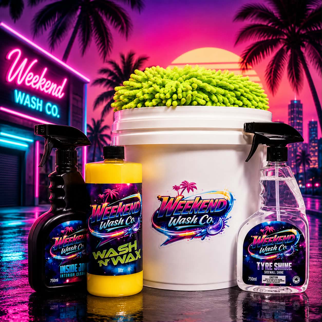 Wash 'n' Wax Bucket Kit